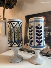 Deux superbes mazagrans Roger Capron