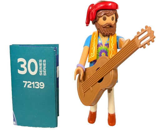 Playmobil figurine guitariste - figurine,