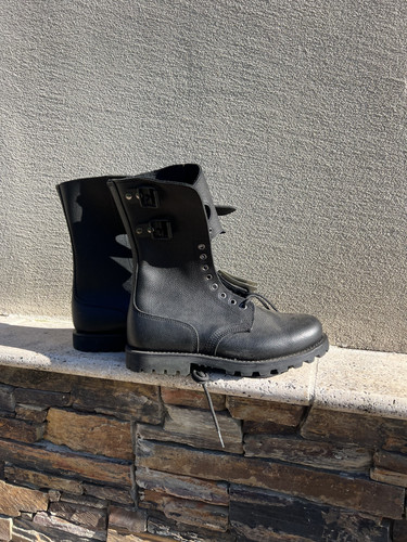 Rangers brodequins cuir noir - brodequins,