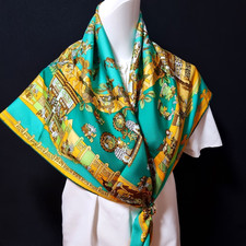 RARE VINTAGE HERMES Soie Scarf