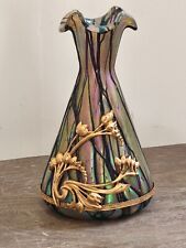 TRES JOLI VASE ART NOUVEAU EN PATE DE VERRE DE LOETZ OU KRALIK