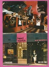 Carte commerciale Salon Biosthétique Henri MARTIN à THIERS
