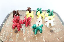 ANCIENS PORTE COUTEAUX CHIENS CANICHES BARBOTINE