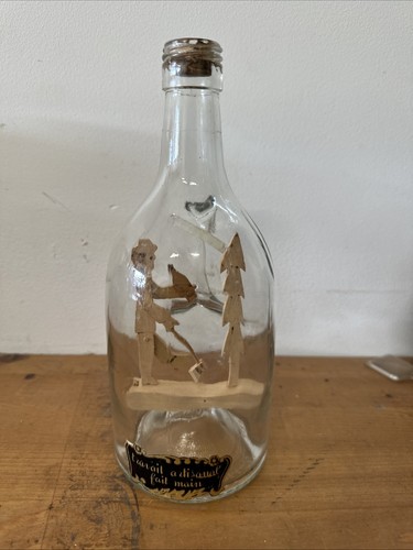 Ancienne bouteille en - (d1),