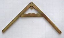 Equerre règle de 12 pouces en laiton