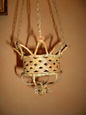 Bougeoir/lampe arbre à suspendre métal rostotique hauteur Gs 54 cm environ Dm 15 cm