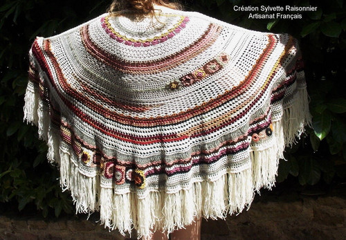 Chale crochet main - crochet,