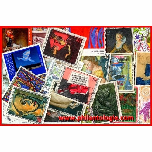 Timbres france thématiques - timbres, de