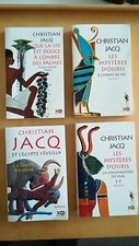Lot de 4 romans Christian Jacq