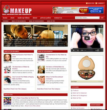 Gagnez de l'argent MAKEUP GUIDE - Site Web affilié à vendre - Installation...