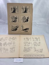 Rires et Grimaces par Forain, Caran d'Ache, Job, Godefroy-Planche Originale-1892