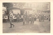 Camion benne Mercedes départ