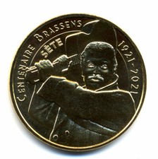 34 SETE Georges Brassens 1921-2021, 2021, Monnaie de Paris