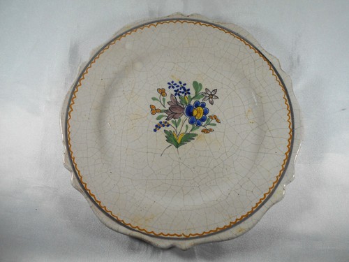 Assiette faience de - (, en