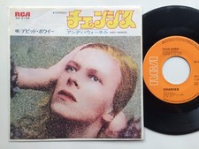 David Bowie "CHANGES / ANDY WARHOL" JAPAN 1st PRESS ORIGINAL RCA 45 7" SS-2184