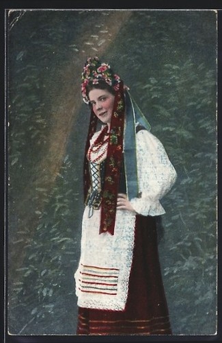 Carte postale typy polskie - typy,
