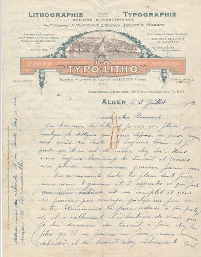 Imprimerie typo litho - imprimerie, typo-litho