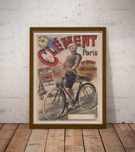 Affiche poster vélo clément - affiche-poster,