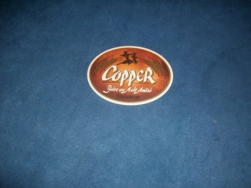 Sous bock copper bière - copper.,