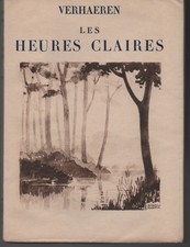 Emile Verhaeren Les heures Claires ill d'Edou Martin N°951/2000 exempl.