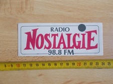 Autocollant Radio NOSTALGIE
