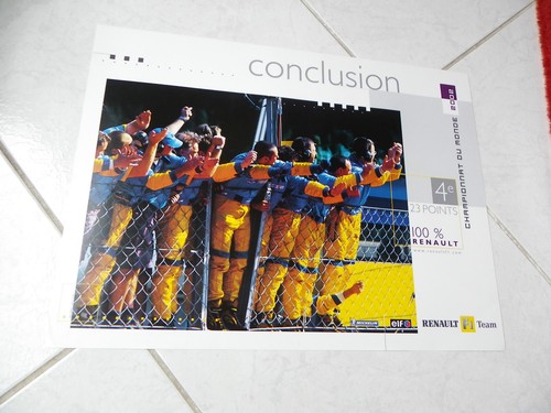 Poster renault team saison - poster,