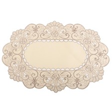 Blanc Brodé Dentelle Floral