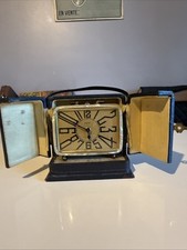 Réveil de Voyage, Ancien, DEP, Nacré, dans sa Boîte, à Restaurer