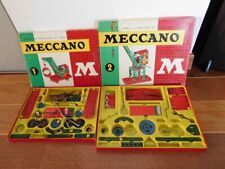 LOT DE 2 BOITES MECCANO N1M
