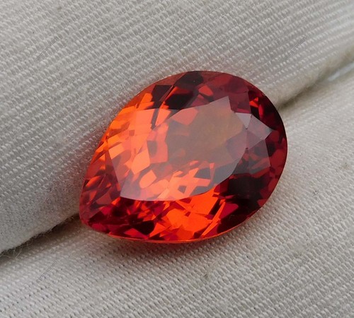 Saphir orange naturel - 8,60, ct