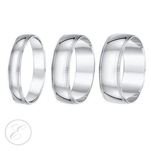 Bague platine forme courte - bague,