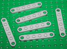 6 x Lego Technic OldGray plate