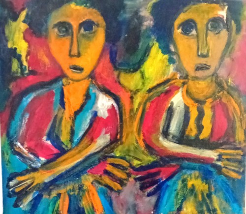 Tableau art brut - art,