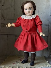 Robe Rouge Pour Poupée Ancienne