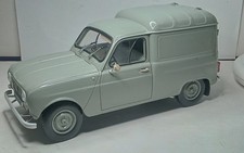 NOREV 1/18  RENAULT 4L FOURGONNETTE GRISE SANS BOITE gé