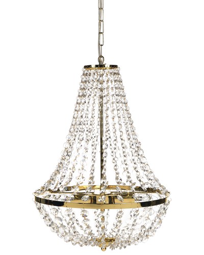 Lustre glam fer plafonnier - lustre, en