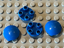 4 x LEGO Round Dish Blue ref