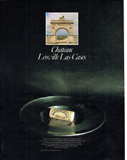 Publicité Advertising 088  1985   vins Chateau Léoville Las-Cases