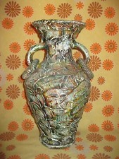 Vintage Ancien GRAND VASE JARRE en CERAMIQUE TERRE CUITE 38,5cm 3,5kg VALLAURIS?
