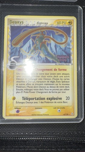 Carte pokémon deoxys 110 - deoxys, 6/110