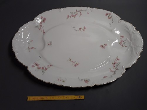 Ancien grand plat ovale - grand,