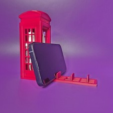 Support de téléphone en forme de cabine téléphonique