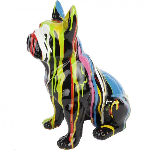 Statue résine bouledogue - en,