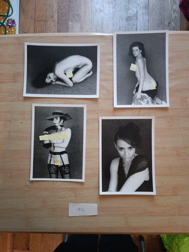 Lot photos argentique nu - de,