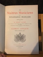 Janequin Chansons partition