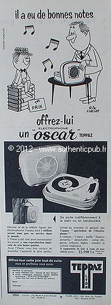 Publicite teppaz electrophone - teppaz,