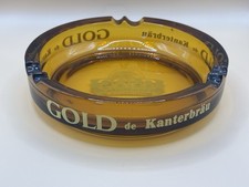 Grand cendrier de bistro GOLD de Kanterbräu diamètre 19,5 cm  1,100 KG 