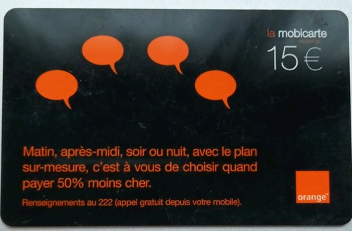 Orange mobicarte carte - la,