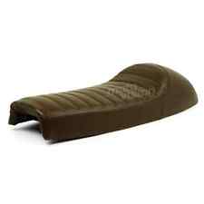 Selle brune café racer similicuir universelle 64cm