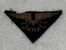 Insigne tissé aviation personnel navigant pilote VHF